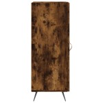 vidaXL Servantă, stejar fumuriu, 34,5x34x90 cm, lemn compozit vidaXL Servantă, stejar fumuriu, 34,5x34x90 cm, lemn compozit