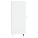 vidaXL Servantă, alb, 34,5x34x90 cm, lemn compozit vidaXL Servantă, alb, 34,5x34x90 cm, lemn compozit