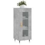 vidaXL Servantă, gri beton, 34,5x34x90 cm, lemn compozit vidaXL Servantă, gri beton, 34,5x34x90 cm, lemn compozit