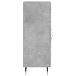 vidaXL Servantă, gri beton, 34,5x34x90 cm, lemn compozit vidaXL Servantă, gri beton, 34,5x34x90 cm, lemn compozit