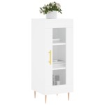 vidaXL Servantă, alb, 34,5x34x90 cm, lemn compozit vidaXL Servantă, alb, 34,5x34x90 cm, lemn compozit