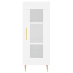 vidaXL Servantă, alb, 34,5x34x90 cm, lemn compozit vidaXL Servantă, alb, 34,5x34x90 cm, lemn compozit