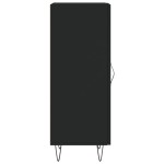 vidaXL Servantă, negru, 34,5x34x90 cm, lemn compozit vidaXL Servantă, negru, 34,5x34x90 cm, lemn compozit