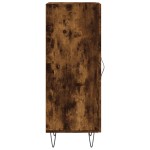 vidaXL Servantă, stejar fumuriu, 34,5x34x90 cm, lemn compozit vidaXL Servantă, stejar fumuriu, 34,5x34x90 cm, lemn compozit