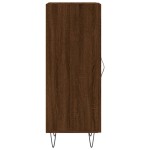vidaXL Servantă, stejar maro, 34,5x34x90 cm, lemn compozit vidaXL Servantă, stejar maro, 34,5x34x90 cm, lemn compozit