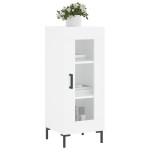 vidaXL Servantă, alb, 34,5x34x90 cm, lemn compozit vidaXL Servantă, alb, 34,5x34x90 cm, lemn compozit