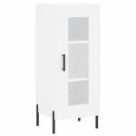 vidaXL Servantă, alb, 34,5x34x90 cm, lemn compozit vidaXL Servantă, alb, 34,5x34x90 cm, lemn compozit
