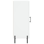 vidaXL Servantă, alb, 34,5x34x90 cm, lemn compozit vidaXL Servantă, alb, 34,5x34x90 cm, lemn compozit