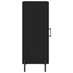 vidaXL Servantă, negru, 34,5x34x90 cm, lemn compozit vidaXL Servantă, negru, 34,5x34x90 cm, lemn compozit