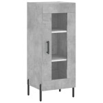 vidaXL Servantă, gri beton, 34,5x34x90 cm, lemn compozit vidaXL Servantă, gri beton, 34,5x34x90 cm, lemn compozit
