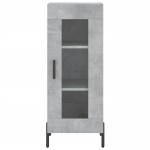vidaXL Servantă, gri beton, 34,5x34x90 cm, lemn compozit vidaXL Servantă, gri beton, 34,5x34x90 cm, lemn compozit