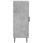 vidaXL Servantă, gri beton, 34,5x34x90 cm, lemn compozit