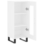 vidaXL Servantă, alb, 34,5x34x90 cm, lemn compozit vidaXL Servantă, alb, 34,5x34x90 cm, lemn compozit