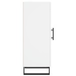 vidaXL Servantă, alb, 34,5x34x90 cm, lemn compozit vidaXL Servantă, alb, 34,5x34x90 cm, lemn compozit