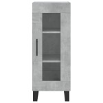 vidaXL Servantă, gri beton, 34,5x34x90 cm, lemn compozit vidaXL Servantă, gri beton, 34,5x34x90 cm, lemn compozit