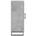 vidaXL Servantă, gri beton, 34,5x34x90 cm, lemn compozit vidaXL Servantă, gri beton, 34,5x34x90 cm, lemn compozit