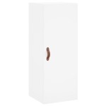 vidaXL Dulap montat pe perete, alb, 34,5x34x90 cm vidaXL Dulap montat pe perete, alb, 34,5x34x90 cm