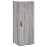 vidaXL Dulap montat pe perete, gri sonoma, 34,5x34x90 cm