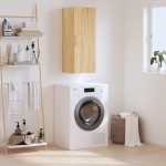 vidaXL Dulap montat pe perete, stejar sonoma, 34,5x34x90 cm