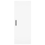 vidaXL Dulap montat pe perete, alb, 34,5x34x90 cm