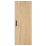 vidaXL Dulap montat pe perete, stejar sonoma, 34,5x34x90 cm