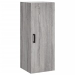 vidaXL Dulap montat pe perete, gri sonoma, 34,5x34x90 cm