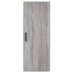 vidaXL Dulap montat pe perete, gri sonoma, 34,5x34x90 cm