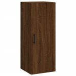 vidaXL Dulap montat pe perete, stejar maro, 34,5x34x90 cm