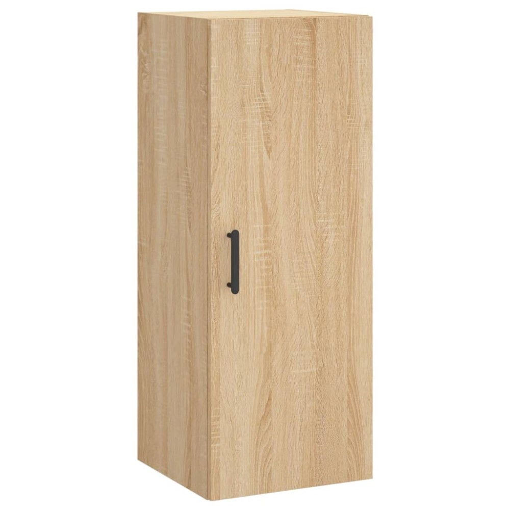 vidaXL Dulap montat pe perete, stejar sonoma, 34,5x34x90 cm