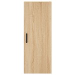 vidaXL Dulap montat pe perete, stejar sonoma, 34,5x34x90 cm