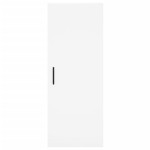 vidaXL Dulap montat pe perete, alb, 34,5x34x90 cm