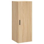 vidaXL Dulap montat pe perete, stejar sonoma, 34,5x34x90 cm