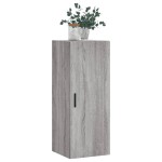vidaXL Dulap montat pe perete, gri sonoma, 34,5x34x90 cm