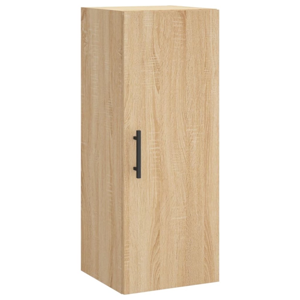 vidaXL Dulap montat pe perete, stejar sonoma, 34,5x34x90 cm