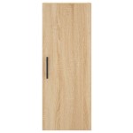 vidaXL Dulap montat pe perete, stejar sonoma, 34,5x34x90 cm