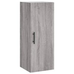 vidaXL Dulap montat pe perete, gri sonoma, 34,5x34x90 cm
