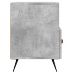 vidaXL Comodă TV, gri beton, 80x36x50 cm, lemn compozit vidaXL Comodă TV, gri beton, 80x36x50 cm, lemn compozit