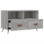 vidaXL Comodă TV, gri sonoma, 80x36x50 cm, lemn prelucrat vidaXL Comodă TV, gri sonoma, 80x36x50 cm, lemn prelucrat