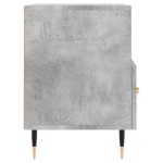 vidaXL Comodă TV, gri beton, 80x36x50 cm, lemn compozit vidaXL Comodă TV, gri beton, 80x36x50 cm, lemn compozit
