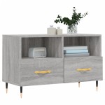 vidaXL Comodă TV, gri sonoma, 80x36x50 cm, lemn prelucrat vidaXL Comodă TV, gri sonoma, 80x36x50 cm, lemn prelucrat