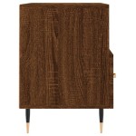 vidaXL Comodă TV, stejar maro, 80x36x50 cm, lemn prelucrat vidaXL Comodă TV, stejar maro, 80x36x50 cm, lemn prelucrat