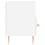 vidaXL Comodă TV, alb, 80x36x50 cm, lemn prelucrat vidaXL Comodă TV, alb, 80x36x50 cm, lemn prelucrat