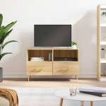 vidaXL Comodă TV, stejar sonoma, 80x36x50 cm, lemn prelucrat