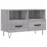 vidaXL Comodă TV, gri sonoma, 80x36x50 cm, lemn prelucrat vidaXL Comodă TV, gri sonoma, 80x36x50 cm, lemn prelucrat