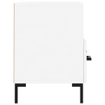 vidaXL Comodă TV, alb, 80x36x50 cm, lemn prelucrat vidaXL Comodă TV, alb, 80x36x50 cm, lemn prelucrat
