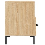 vidaXL Comodă TV, stejar sonoma, 80x36x50 cm, lemn prelucrat