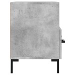 vidaXL Comodă TV, gri beton, 80x36x50 cm, lemn compozit vidaXL Comodă TV, gri beton, 80x36x50 cm, lemn compozit