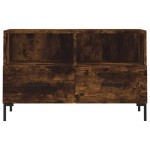 vidaXL Comodă TV, stejar fumuriu, 80x36x50 cm, lemn prelucrat