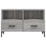 vidaXL Comodă TV, gri sonoma, 80x36x50 cm, lemn prelucrat vidaXL Comodă TV, gri sonoma, 80x36x50 cm, lemn prelucrat