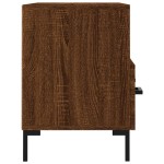 vidaXL Comodă TV, stejar maro, 80x36x50 cm, lemn prelucrat vidaXL Comodă TV, stejar maro, 80x36x50 cm, lemn prelucrat